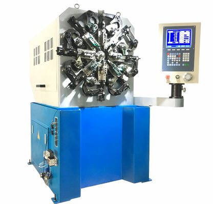 Tel Rotasyon ve Spinner ile Yüksek Hassasiyetli 5 Eksenli CNC Yay Şekillendirme Makinesi