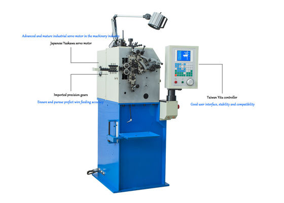 XD-208 Yüksek Hızlı Yay Coiler 0.8mm Içinde Çeşitli Küçük Yay Üretmektedir