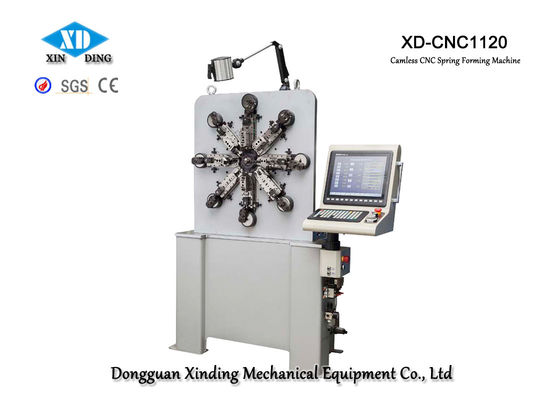 XD-1120 Tel Çapı 0.2 ila 2.3mm Şekillendirme İçin 11 Eksenli Camless Yay Şekillendirme Makinesi