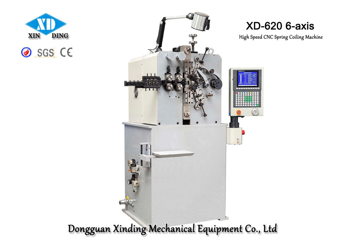 XD-620 Yayları Verimli Yapmak İçin 6 Eksenli Yüksek Hızlı Yay Sarma Makinesi