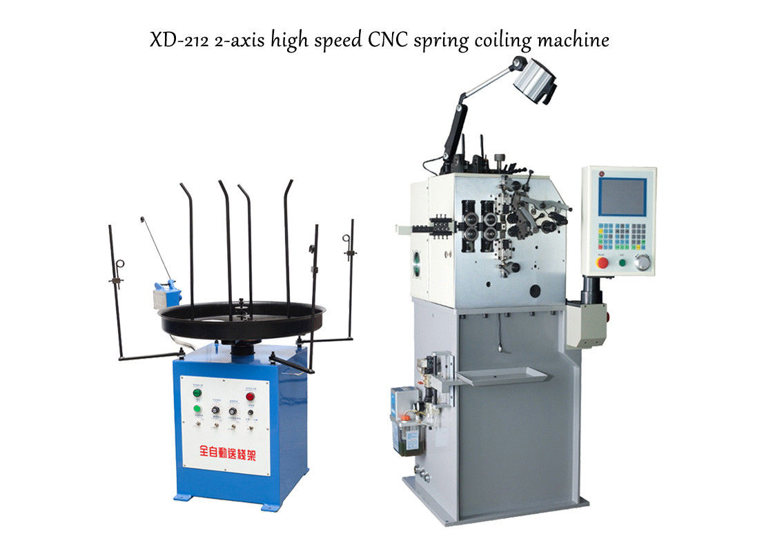 0.3-1.2mm iki eksenli yay sarma makinesi, CNC yüksek hassasiyetle kontrol edilir