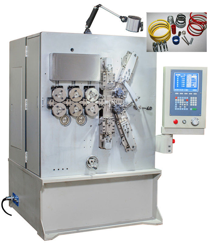 2.00 - Servo Hareket Sistemi ile 6.00mm Beş Eksenli CNC Bobin Yay Makinası