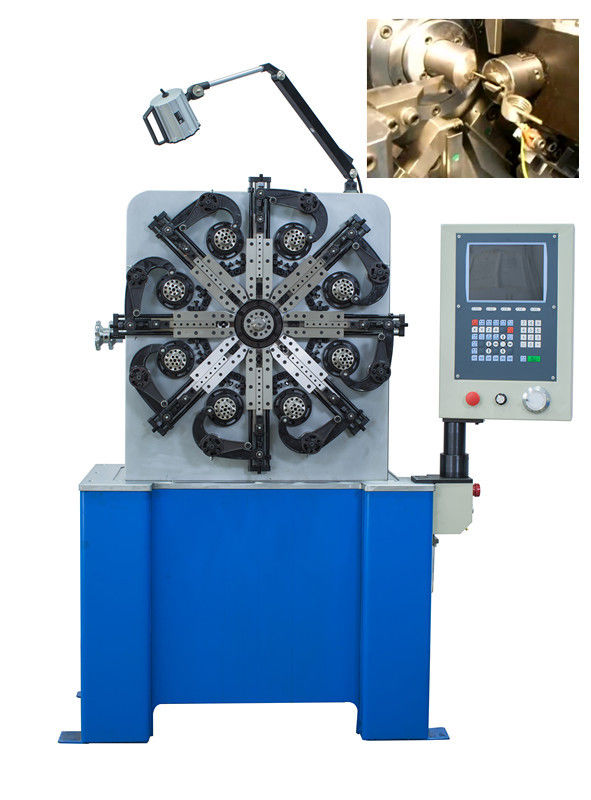 Yüksek Hızlı 100pcs / Min ile kesin Çekme Kuvveti Eklenti Bahar Makinası 4 Eksen