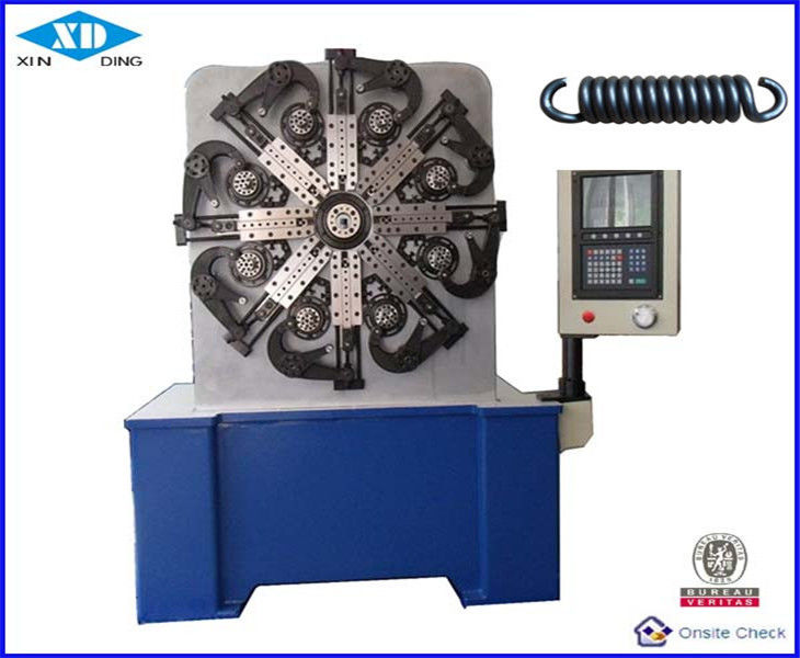 Ekranda Görüntülenen Üretim oranı ile Bilgisayarlı CNC Bahar Şekillendirme Makinesi